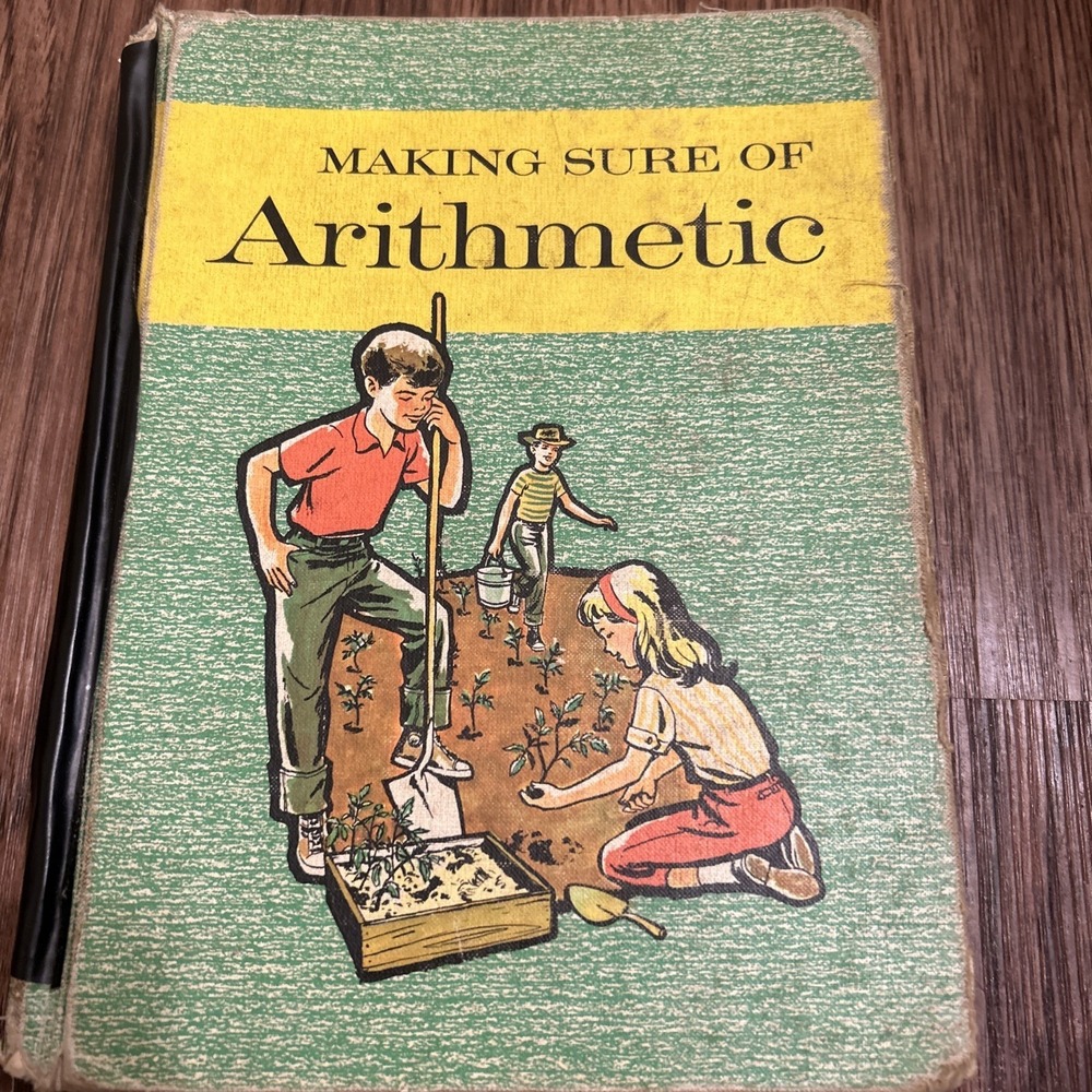 Making Sure Of‎ Arithmetic Textbook 1958 Vintage